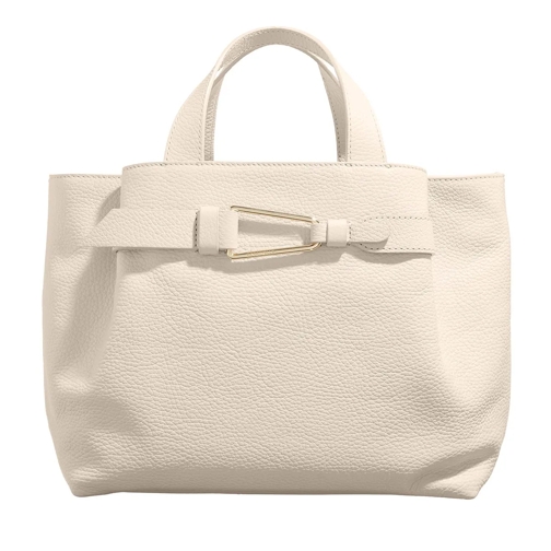 Coccinelle Coccinellemalory Lambskin White Tote