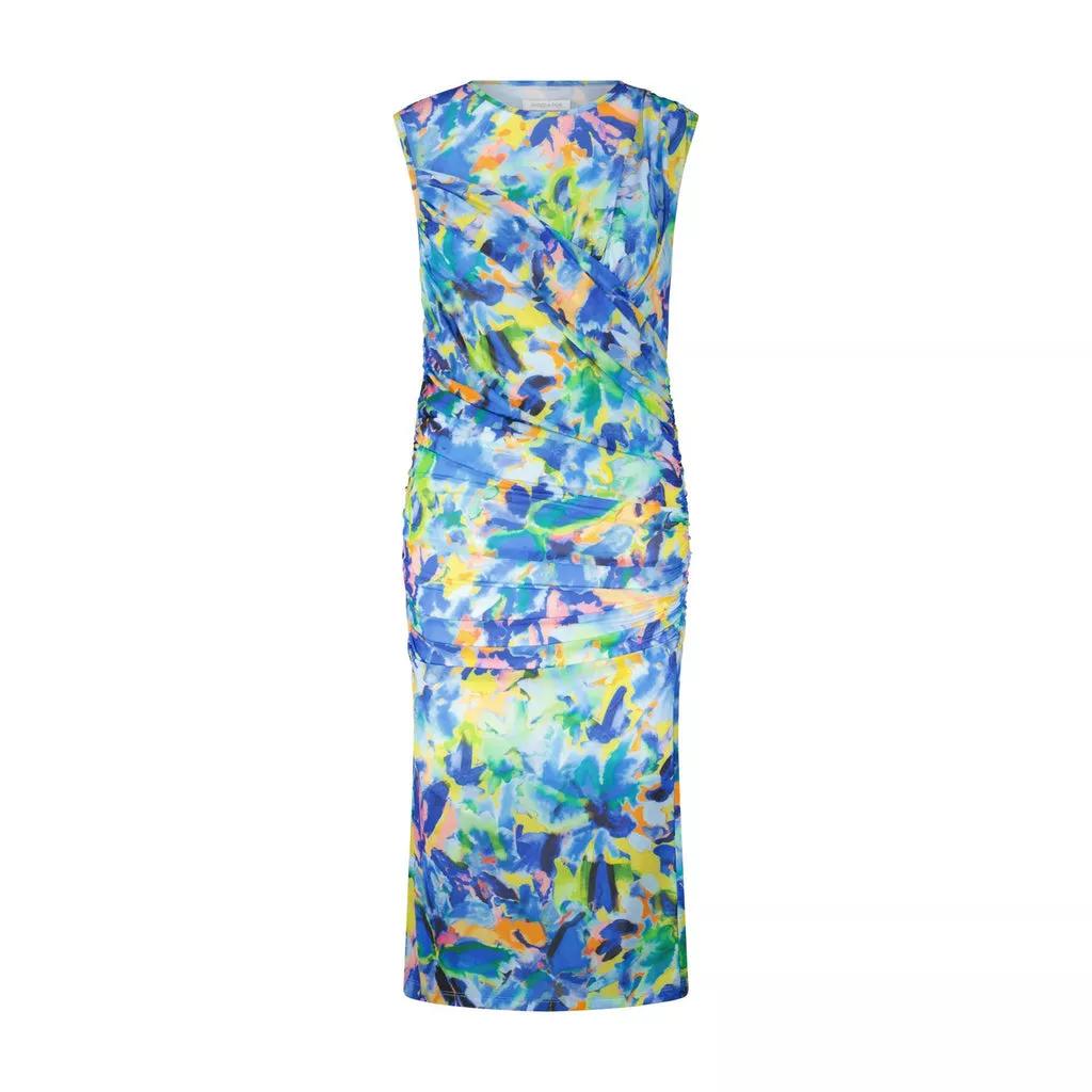 Thumbnail - Patrizia Pepe - Figurbetontes Kleid mit farbenfrohem Print - Größe I - multi