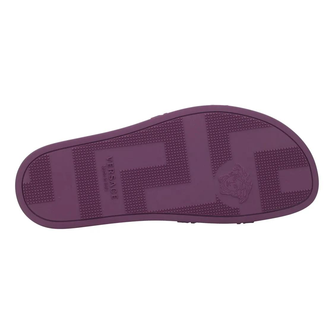 Thumbnail - Versace Loafer - Palazzo Medusa Pool Slide 'Burgundy' - Gr. 43 (EU) - in Lila - für Damen