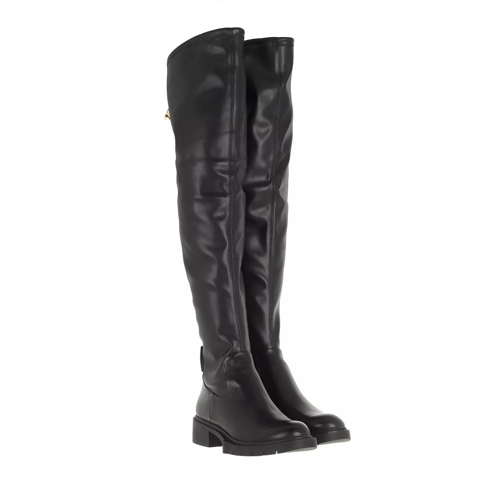 Coach Lizzie Leather Boot Black Cuissarde