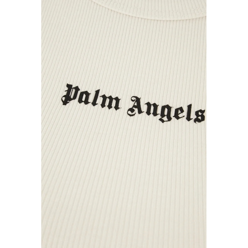 Palm Angels T-Shirt Palm Angels Sand stretch cotton top none(Image 3)