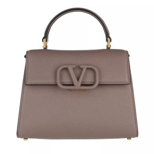 Valentino Garavani Small VSLING Handbag Leather Clay Rose Quartz Axelremsväska
