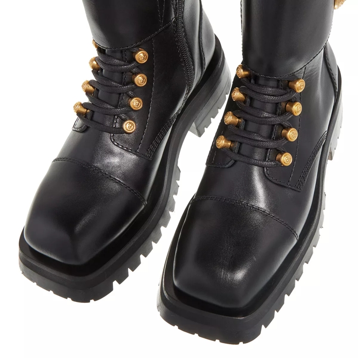 Balmain Ranger Army Ankle Boots Leather Black | Biker Boot | fashionette