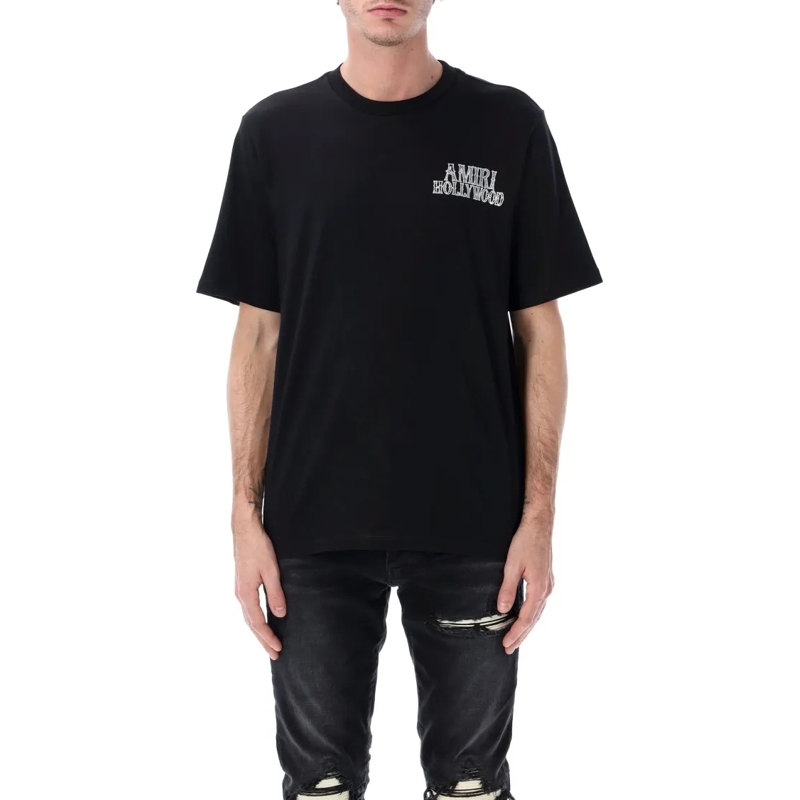Amiri T-shirt Hollywood City Tee Black