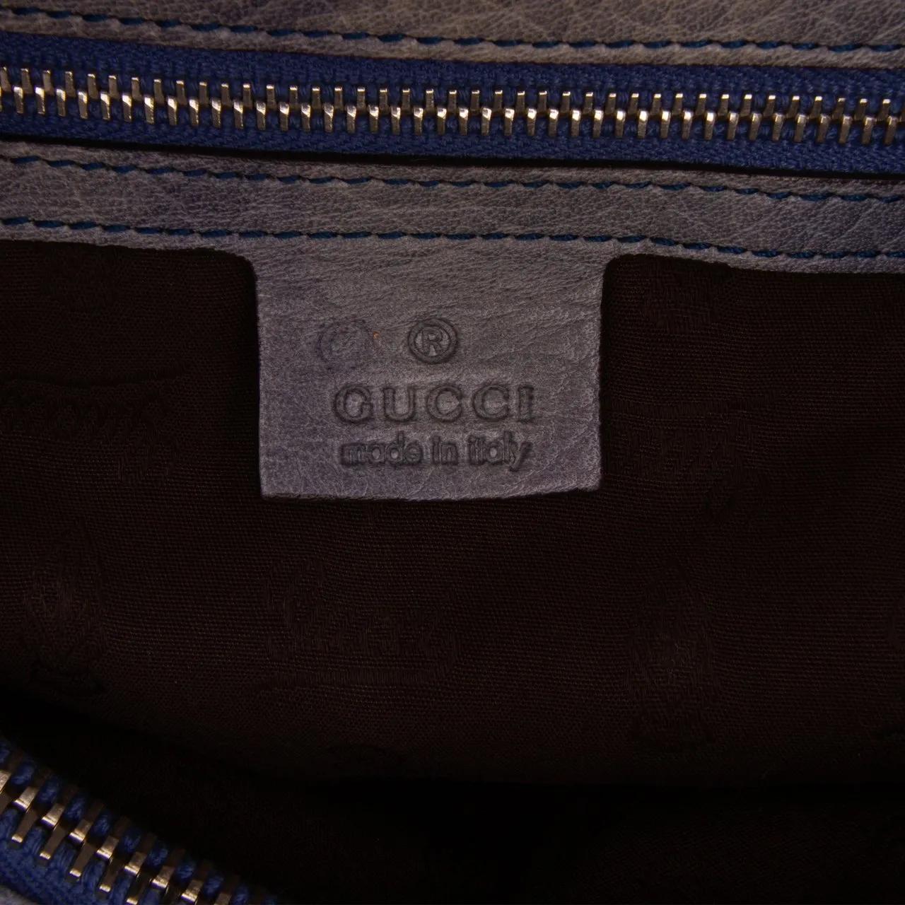 Thumbnail - Gucci Shopper - GG Canvas Bamboo Libeccio Tote - Gr. unisize - in Braun - für Damen