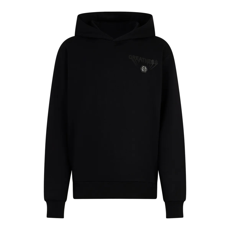 Philipp Plein Top Kapuzen-Sweatshirt Greatness schwarz