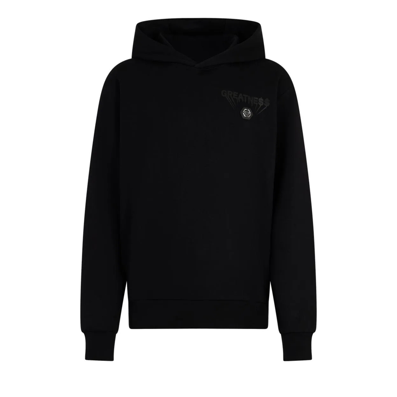Philipp Plein Sweatjacke Kapuzen-Sweatshirt Greatness schwarz