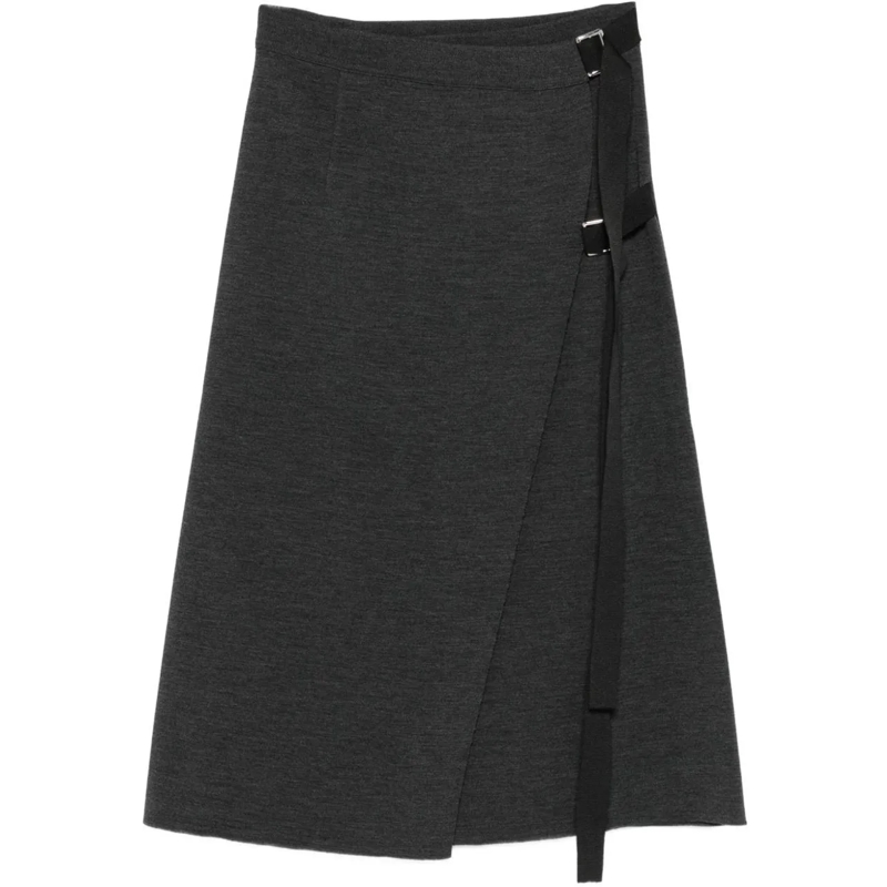 MRZ Midirock Skirts Grey grau