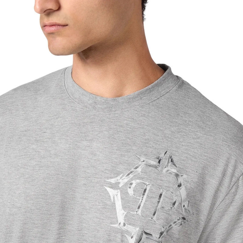 Philipp Plein T-Shirt T-Shirt Chrome grau(Image 4)