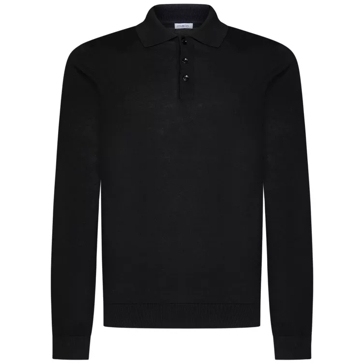 Plain black deals polo shirt