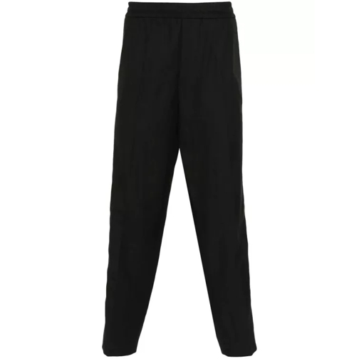 Neil Barrett Black Tapered Track Pants Black 