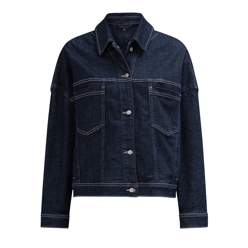 True Religion Jeansjacke AMBER JACKET RAW dunkel-blau