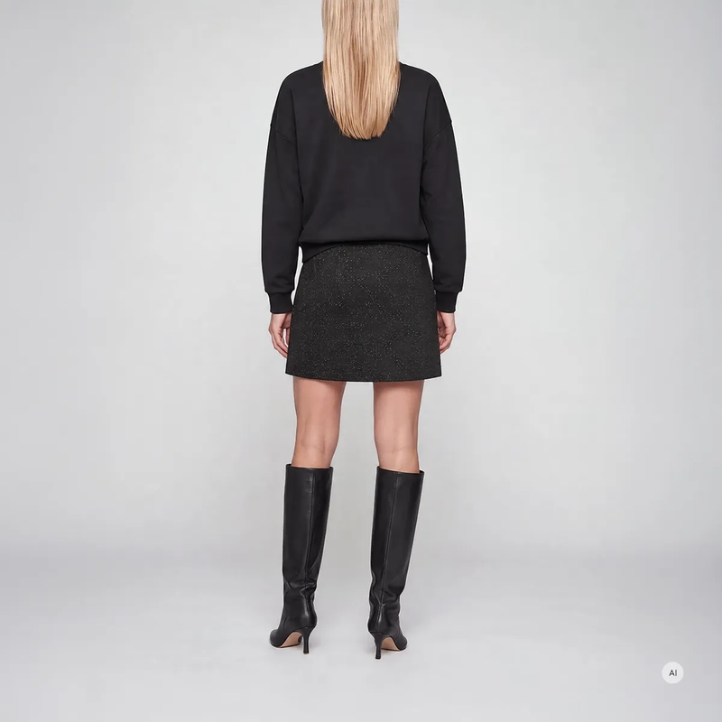 Marc Aurel  Pullover mit Schmucktasche schwarz(Image 4)