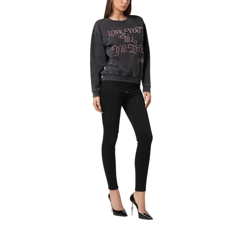 Philipp Plein Sweatshirt Sweatshirt Ls Love schwarz(Image 2)