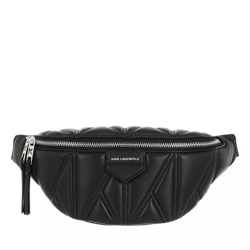 Karl Lagerfeld Studio Zip Bumbag Black Crossbody Bag