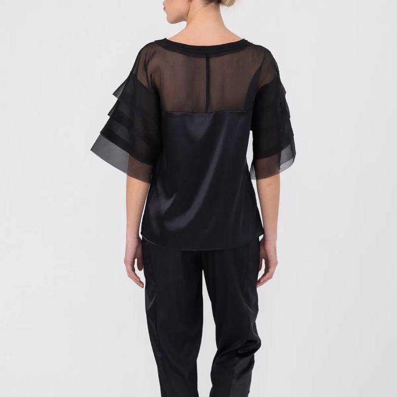 Helene Galwas Bluse Bluse DONNA schwarz(Image 3)
