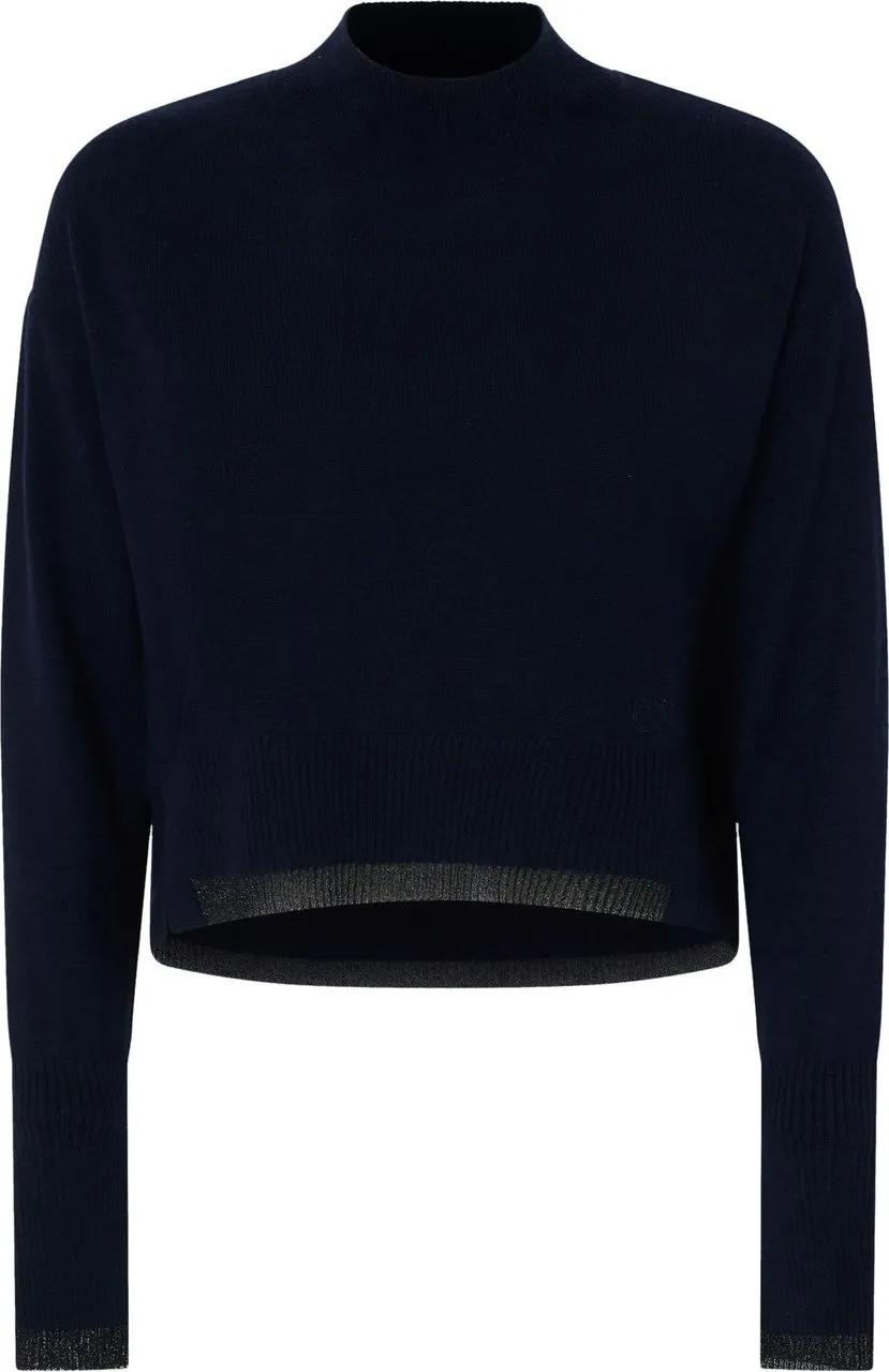Thumbnail - Pinko - Sweaters Blu Marino Cupo - Größe M - blue