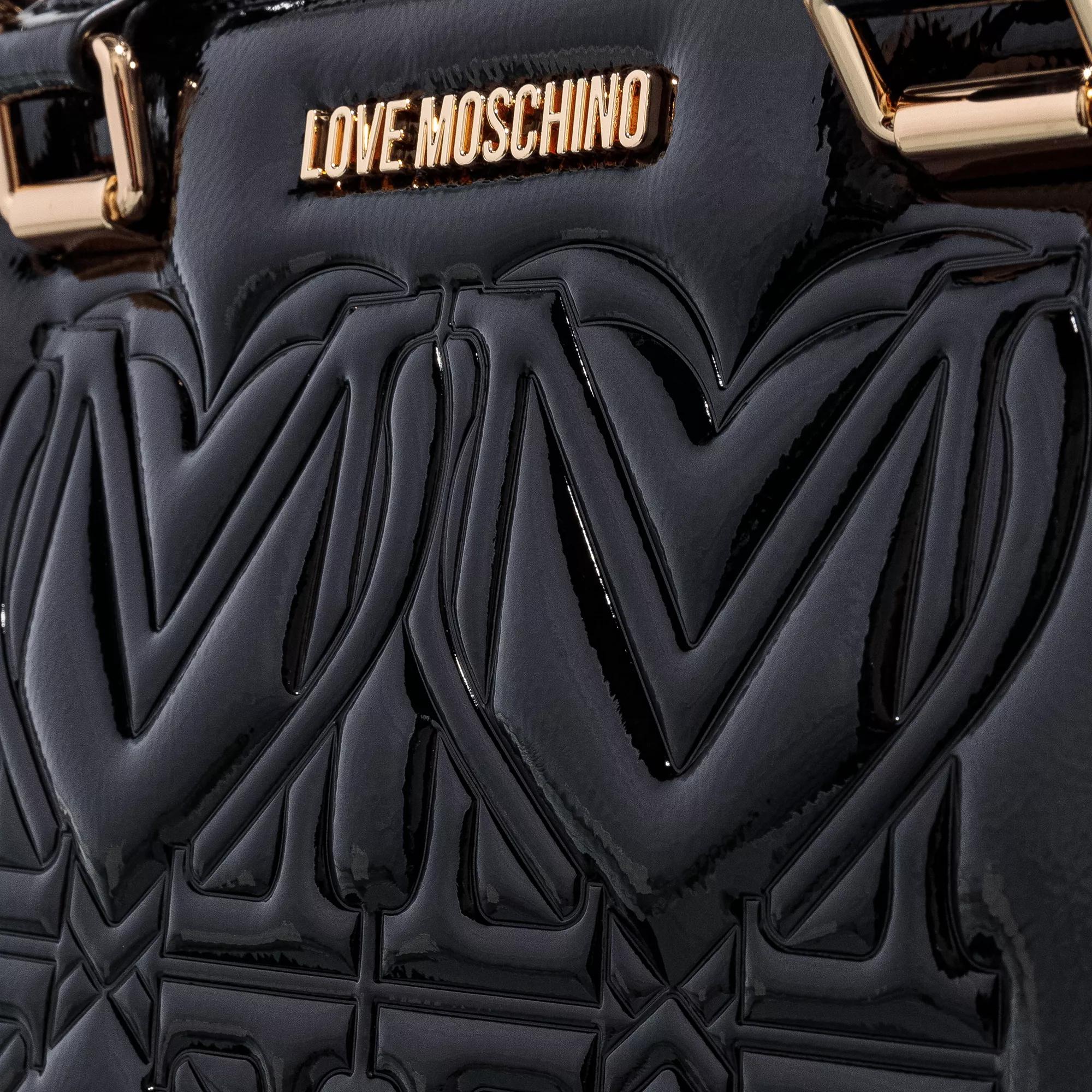Love Moschino Shoppers & Totes Big Embossment in zwart