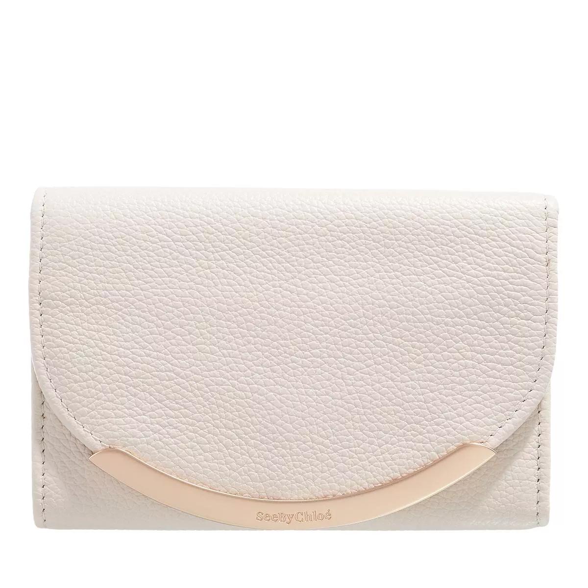 See By Chloé Portemonnaie - French Wallet Leather - Gr. unisize - in Beige - für Damen