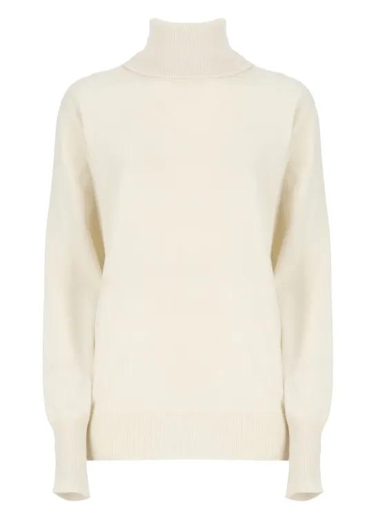 Jil Sander - Ivory Cashmere Sweater - Größe 42 -