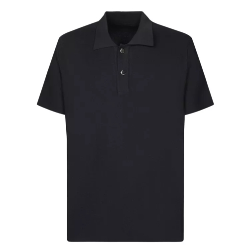 Jacquemus Viscose Polo Shirt Black 