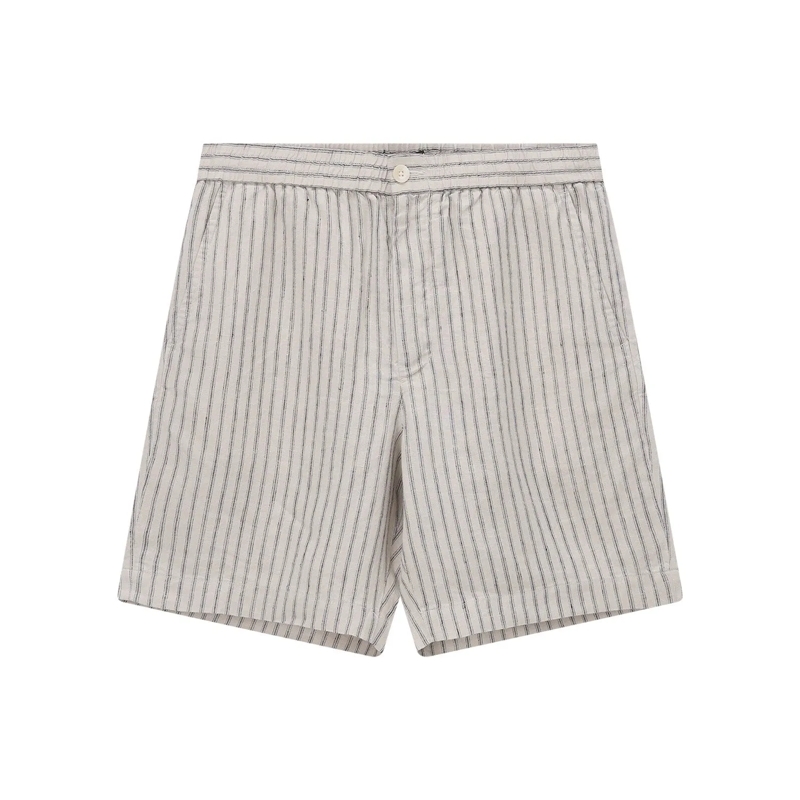 Vince Bermuda-Shorts Gestreifte Shorts braun