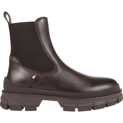 Moncler Low-Top Sneaker Hevea Chelsea Boots Brown schwarz