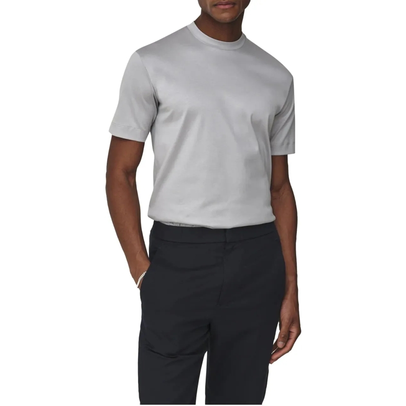 VALENZA T-Shirt Valenza Interlock Supima T-shirts Grijs 1001 grau(Image 3)