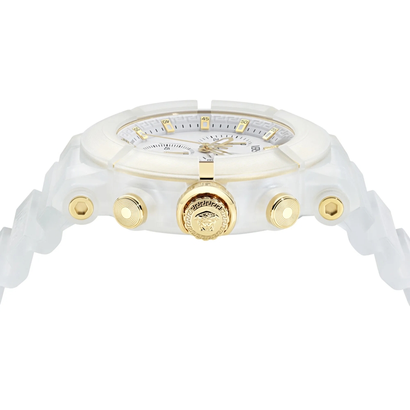 Versace Quarzuhr Quarz-Chronographenuhr Versace Real Active Chrono weiss(Image 2)
