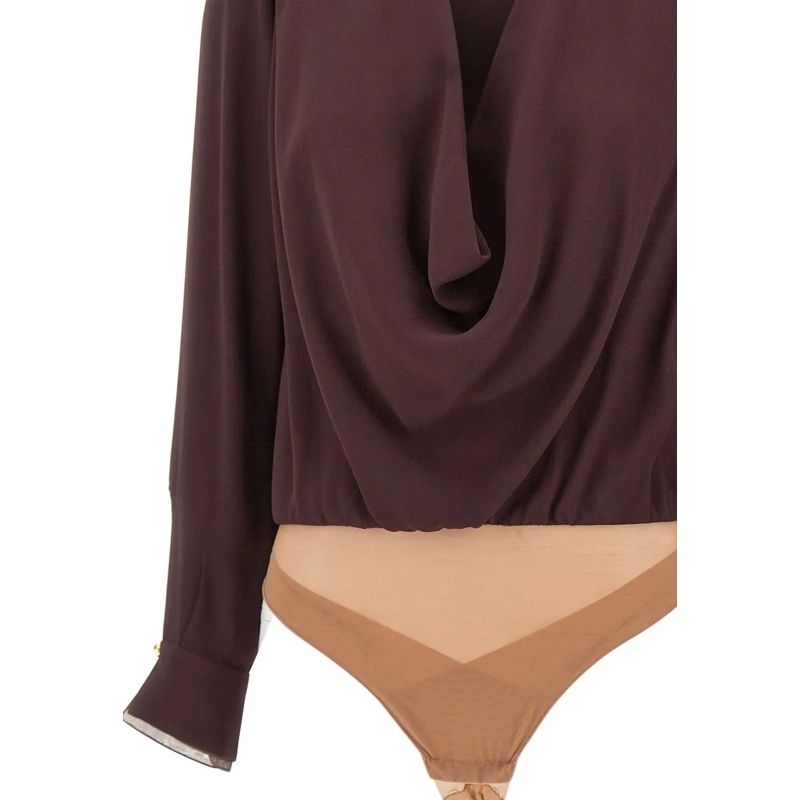 Elisabetta Franchi Body Top Brown braun(Image 4)