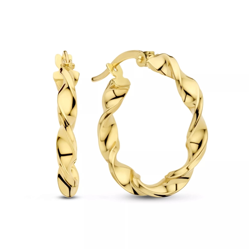 Isabel Bernard Créoles Rivoli Odette 585 Gold Ohrringe Gold