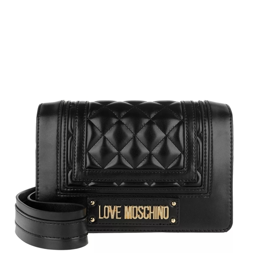Love Moschino Quilted Pu Mix Crossbody Bag Nero Crossbody Bag