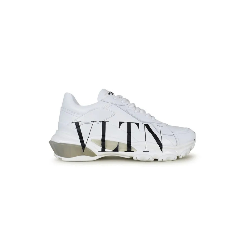 Valentino Garavani Low-Top-Sneaker Bounce Sneakers With Vltn Logo White