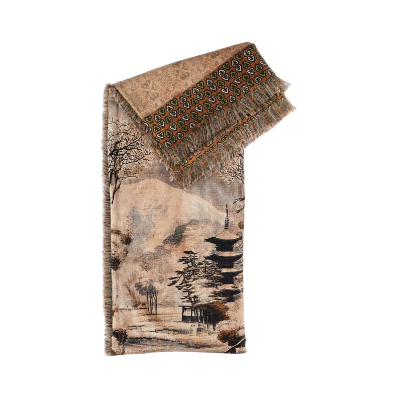 Pierre-Louis Mascia Écharpe légère Multicolour Scarf With Pattern And Soft Fabric Multicolor