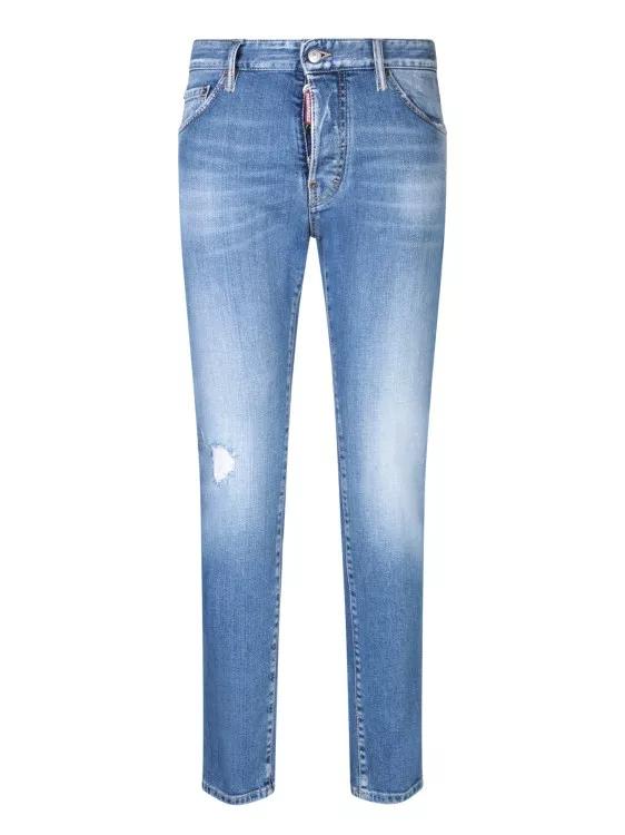 Dsquared2 - Blue Cotton Jeans - Größe 46 - blue