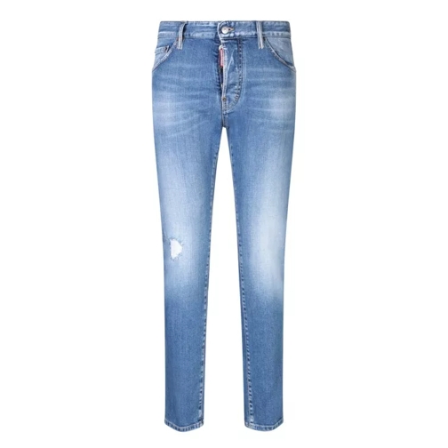 Dsquared2  Blue Cotton Jeans Blue