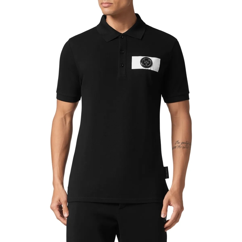 Plein Sport Top Poloshirt Scratch schwarz(Image 3)