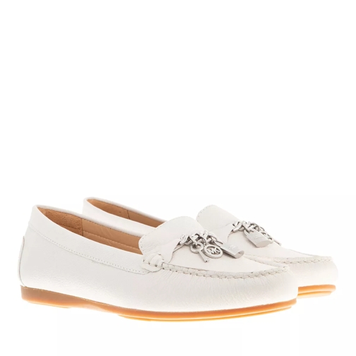 MICHAEL Michael Kors Suki Leather Moccassin Optic White Loafer