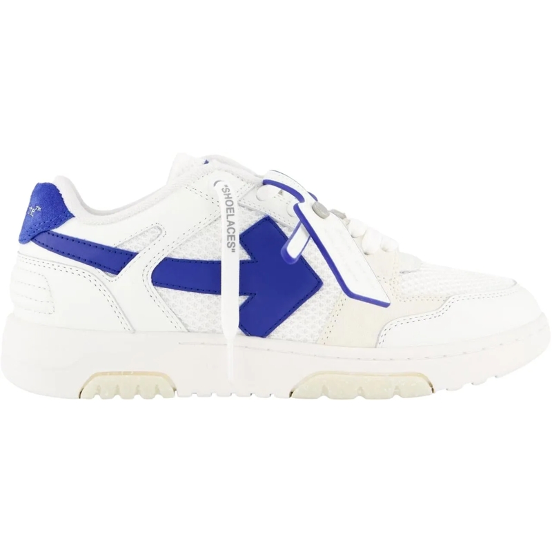Off-White Low-Top-Sneaker Heren Slim Out Of Office Wit/Blauw weiß