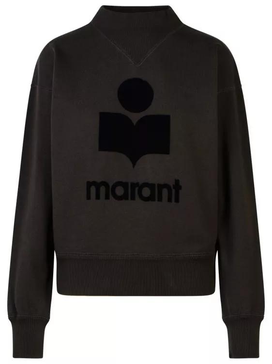 Etoile Isabel Marant - Moby%27 Black Cotton Blend Sweatshirt - Größe 38 - black