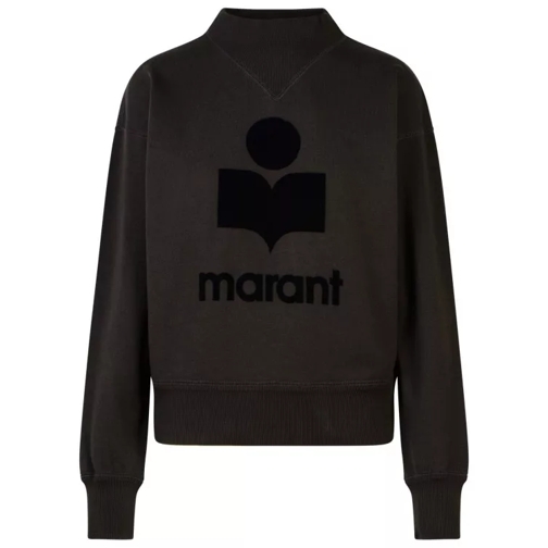 Etoile Isabel Marant Moby' Black Cotton Blend Sweatshirt Black 