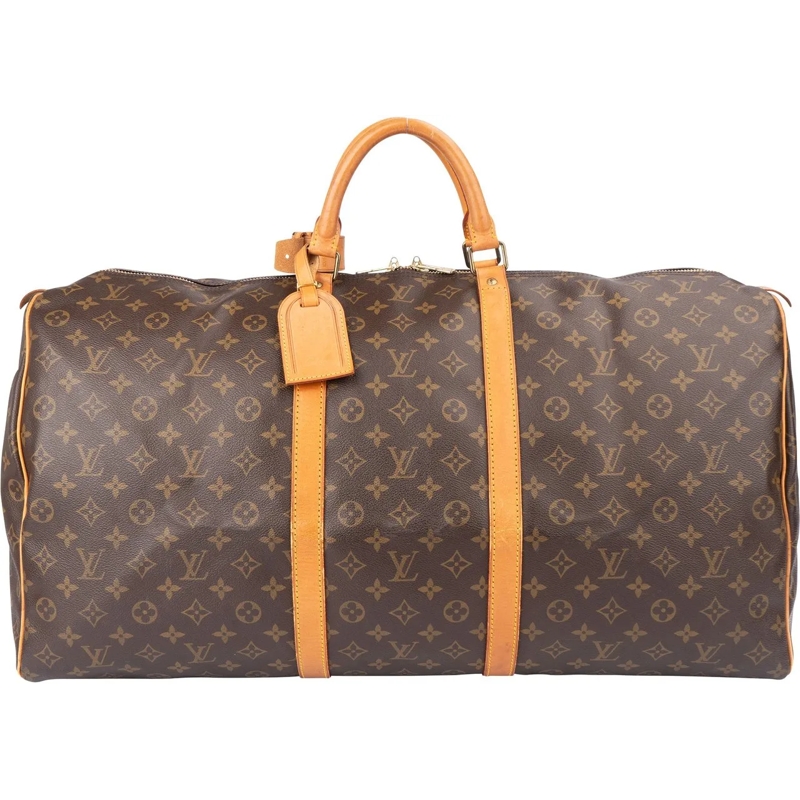 Louis Vuitton Tote Louis Vuitton Canvas Monogram Keepall 60 braun