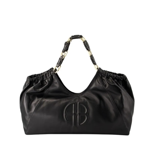 Anine Bing Kate Shopper Bag - Leather - Black Black Draagtas