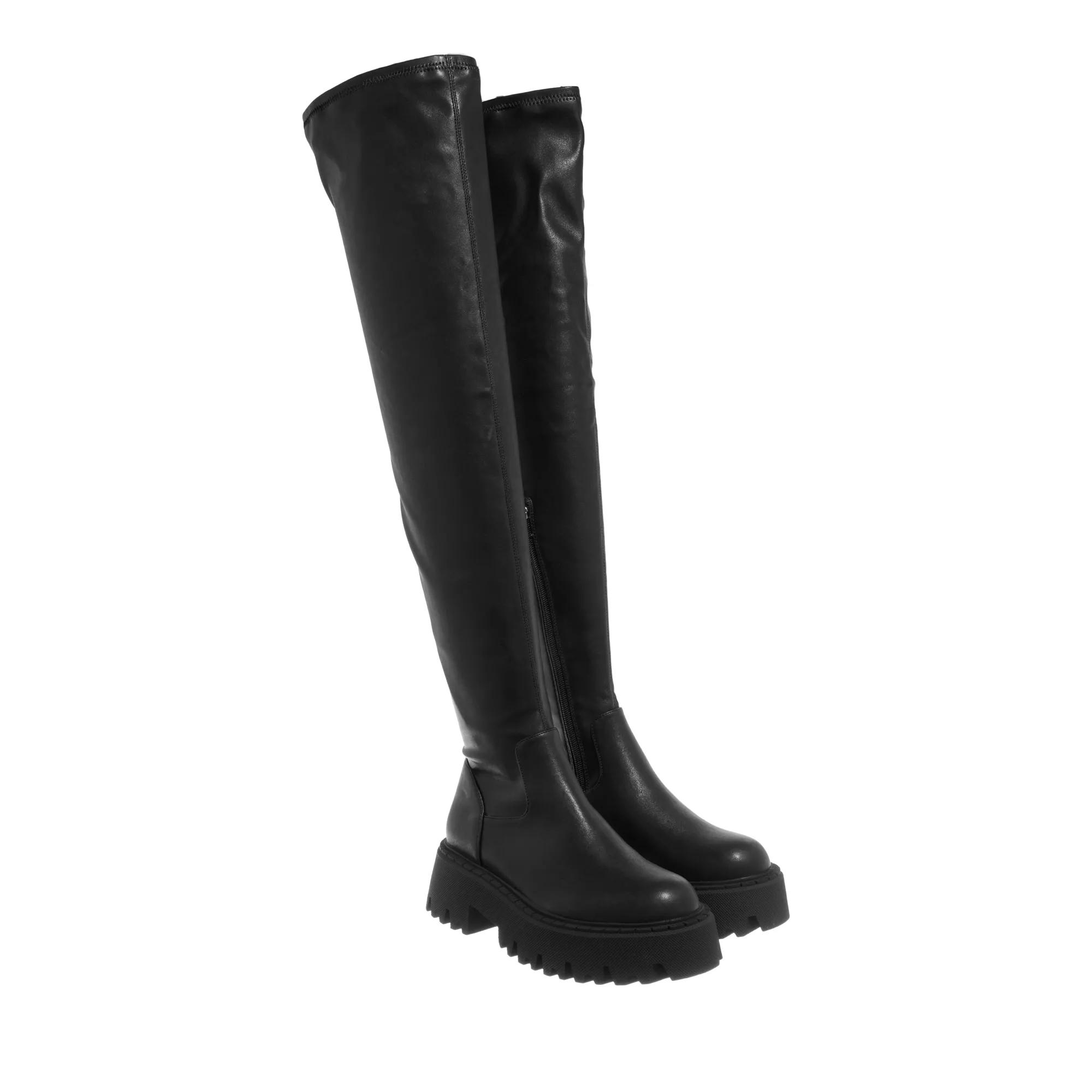 Steve Madden Outsource Black OverkneeBoot