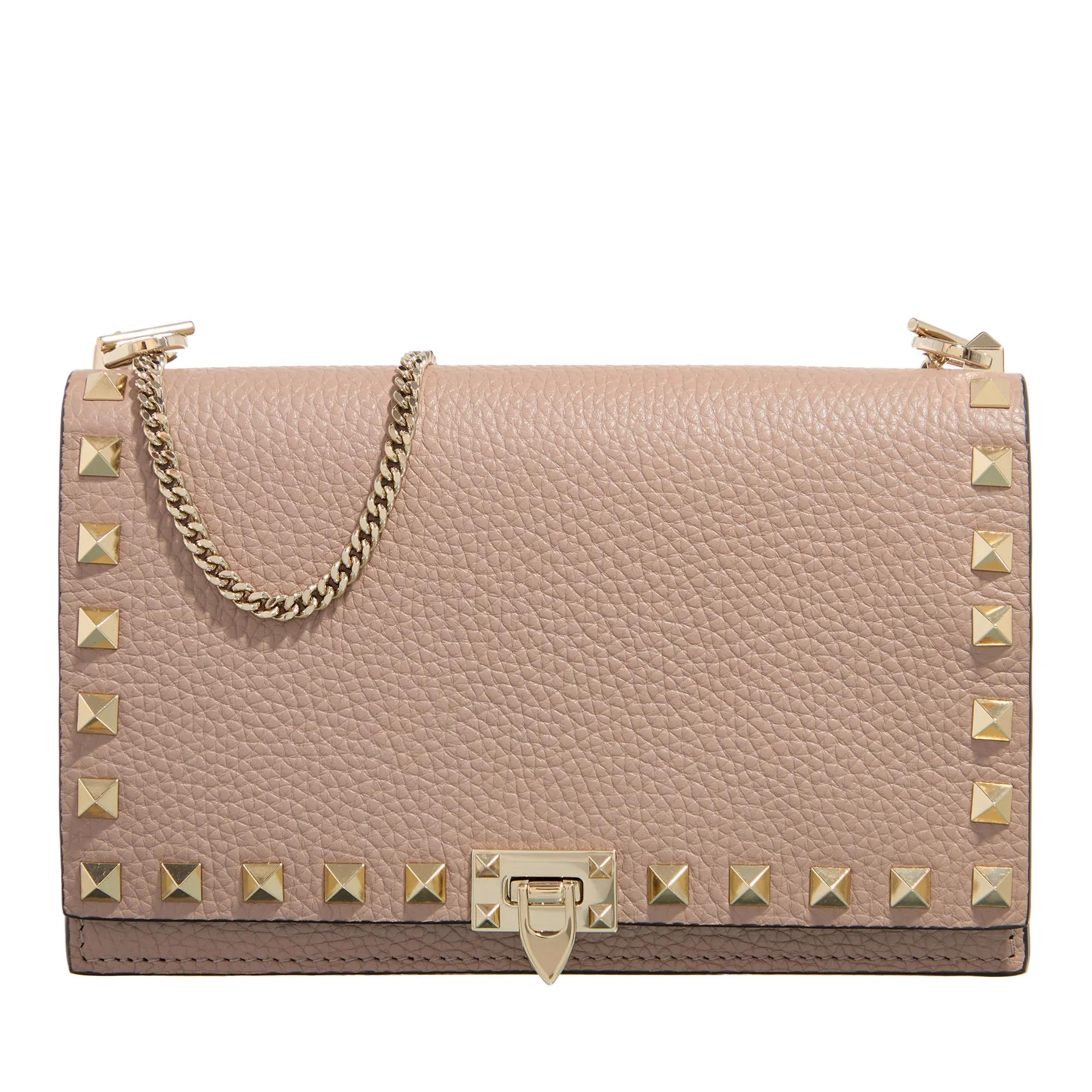 Valentino Garavani Crossbody Bags - Rockstud Mini Bag - Gr. unisize - in Taupe - für Damen