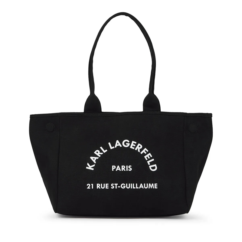 Karl Lagerfeld Shopper Rue St-Guillaume Wandelbare Tote Bag Shopper schwarz
