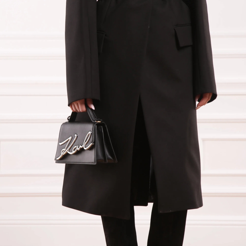 Karl Lagerfeld Satchel K/Signature 2.0 Sm Crossbody Black(Image 2)