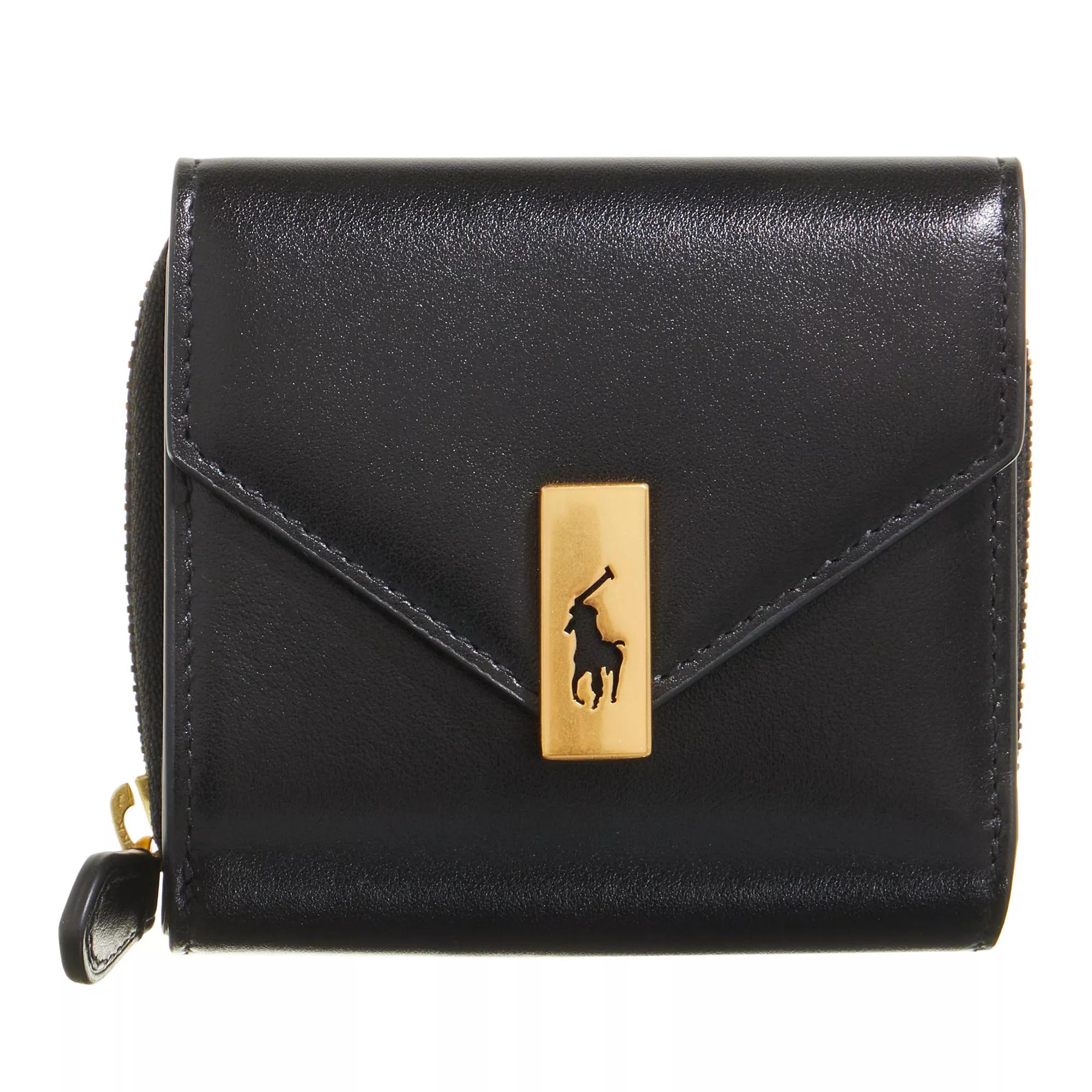 Polo Ralph Lauren Portemonnaie - Compact Wallet Small - Gr. unisize - in Schwarz - für Damen