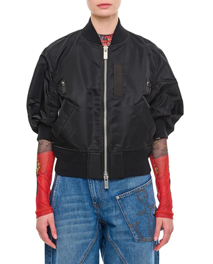 Sacai - Nylon Twill Blouson - Größe 1 - schwarz