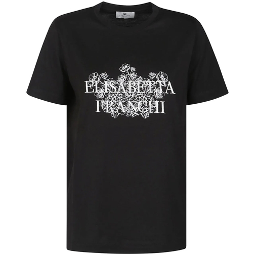 Elisabetta Franchi T-Shirts T-shirt Black schwarz